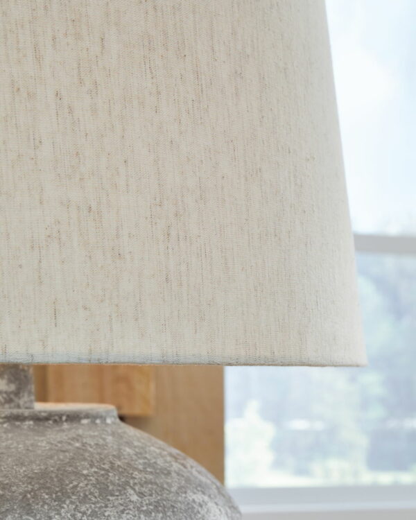 Dreward - Distressed Gray - Paper Table Lamp - Image 4