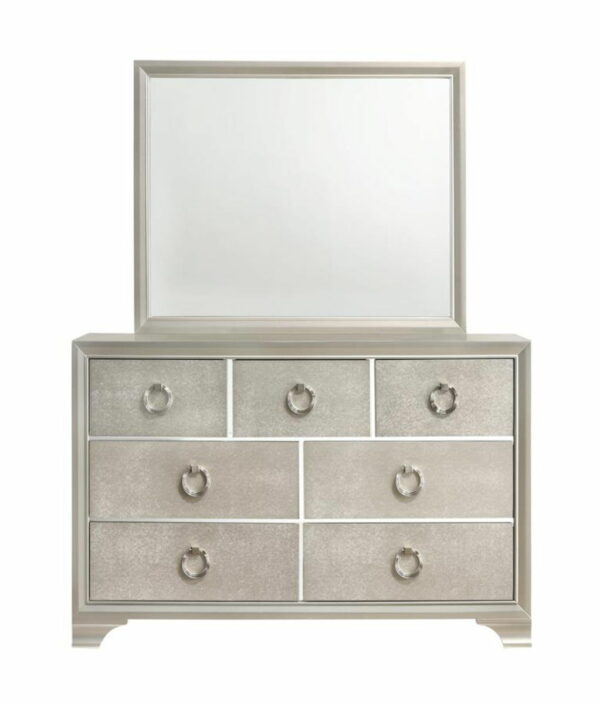 Salford - 7-Drawer Dresser - Metallic Sterling - Image 15
