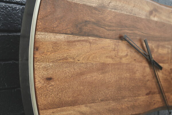 Panchali - Brown / Silver Finish - Wall Clock - Image 4