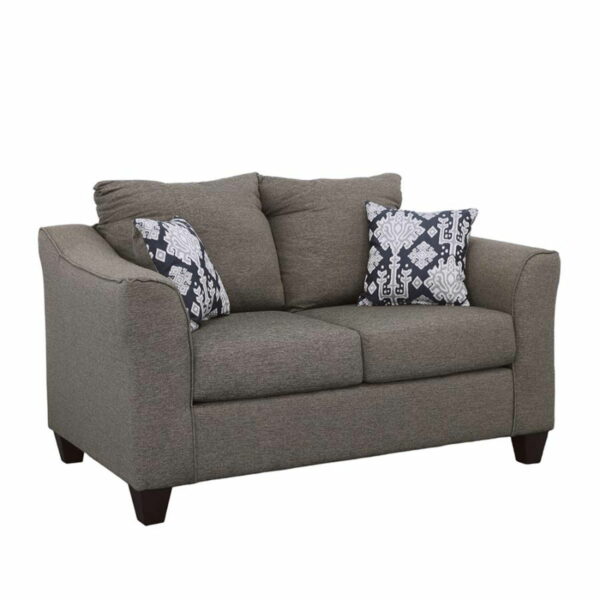 Salizar - Flared Arm Loveseat - Gray - Image 7