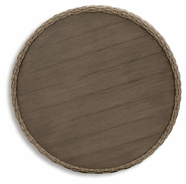 Danson - Beige - Round Cocktail Table - Image 3