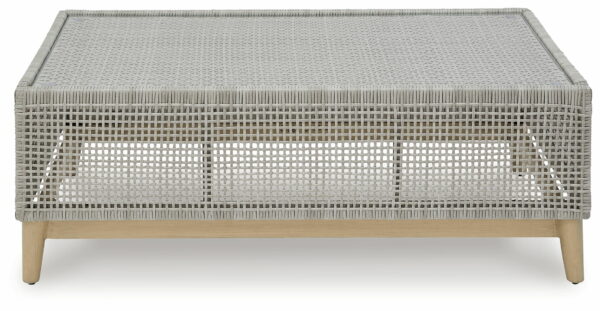 Seton Creek - Gray - Rectangular Cocktail Table - Image 2