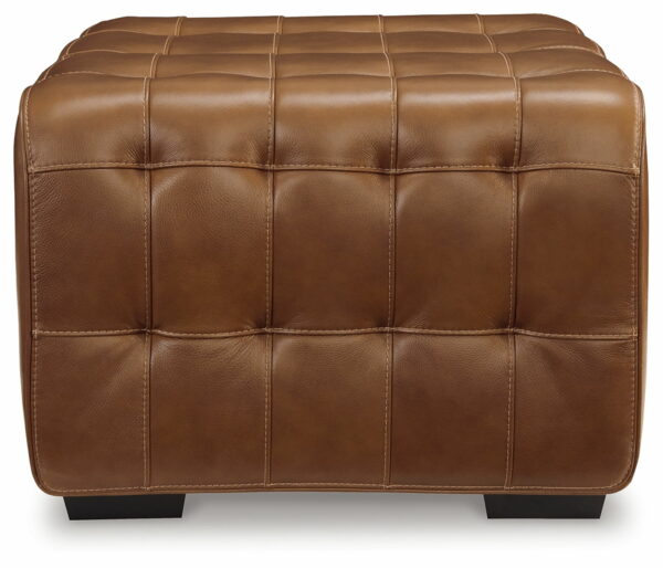 Temmpton - Chocolate - Oversized Accent Ottoman - Image 4