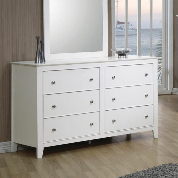 Selena - 6-Drawer Dresser - Buttermilk - Image 8