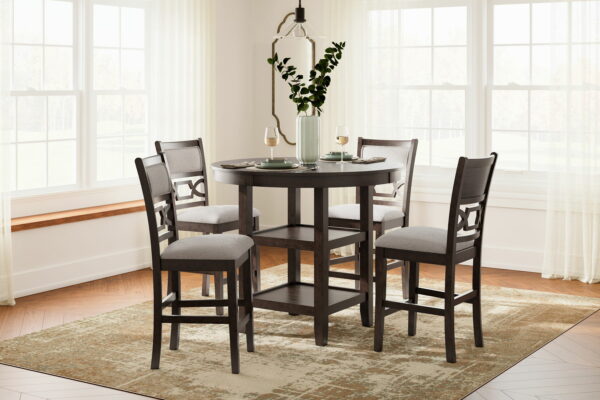 Langwest - Brown - Dining Room Counter Table Set (Set of 5) - Image 3