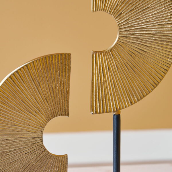 Berrnette - Gold Finish / Black - Sculpture - Image 3