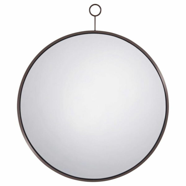 Gwyneth - Round Wall Mirror - Black Nickel - Image 3