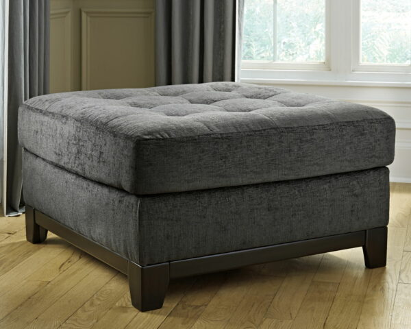 Reidshire - Steel - Oversized Accent Ottoman - Image 2