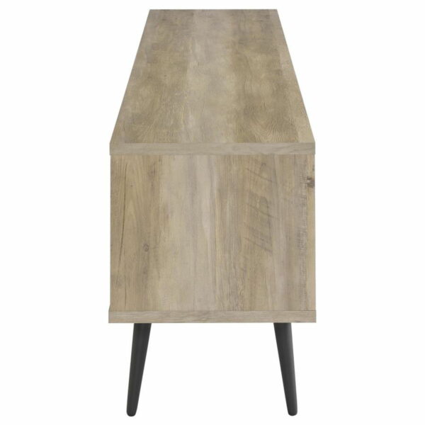 Allie - TV Stand - Antique Pine And Gray - Image 11