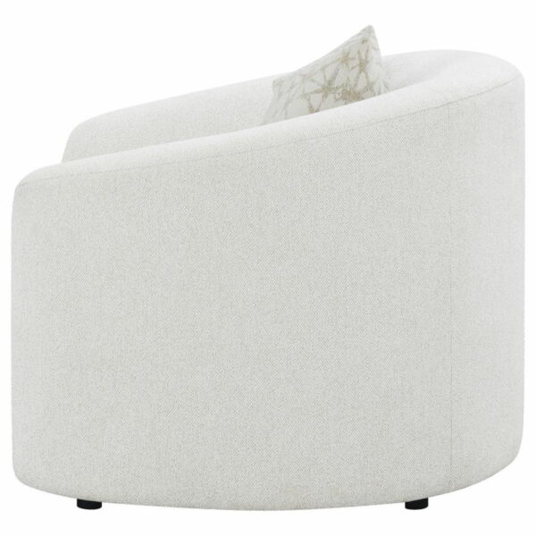 Rainn - Upholstered Tight Back Chair - Latte - Image 13