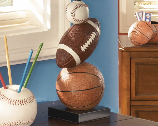 Nyx - Orange - Poly Table Lamp - Image 3