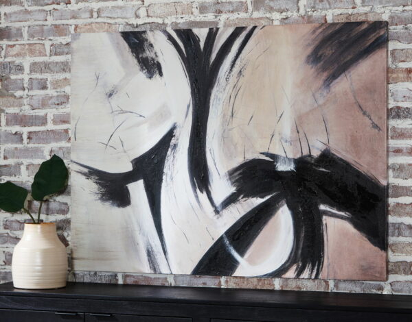 Braidage - Brown / Black / White - Wall Art - Image 3