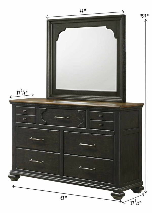Hamilton - Dresser - Black - Image 3