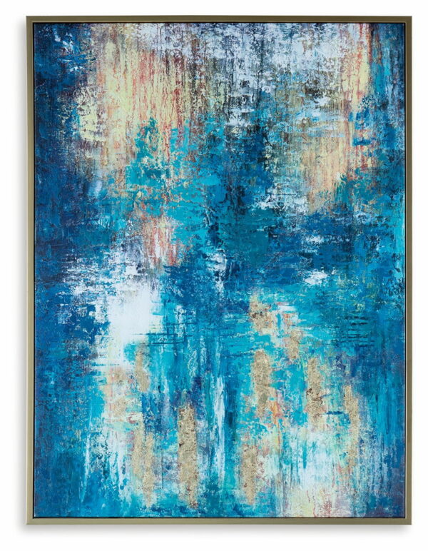 Scarlite - Teal / Gold Finish - Wall Art - Image 4