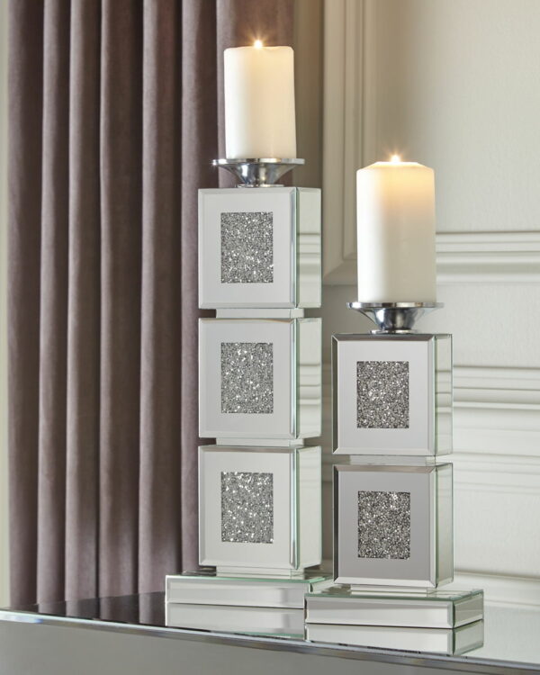 Charline - Metallic - Candle Holder Set (Set of 2) - Segmented - Image 4