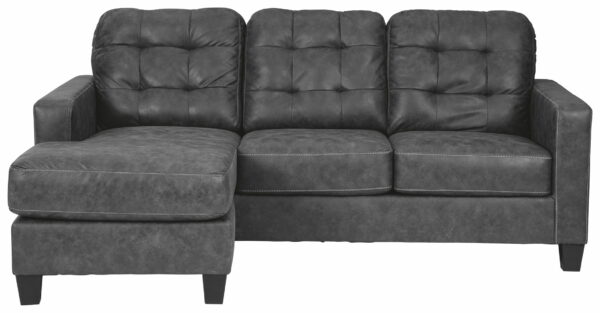 Venaldi - Gunmetal - Sofa Chaise - Image 4