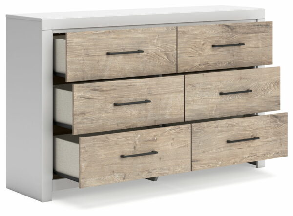 Charbitt - Two-tone - Six Drawer Dresser - Image 8