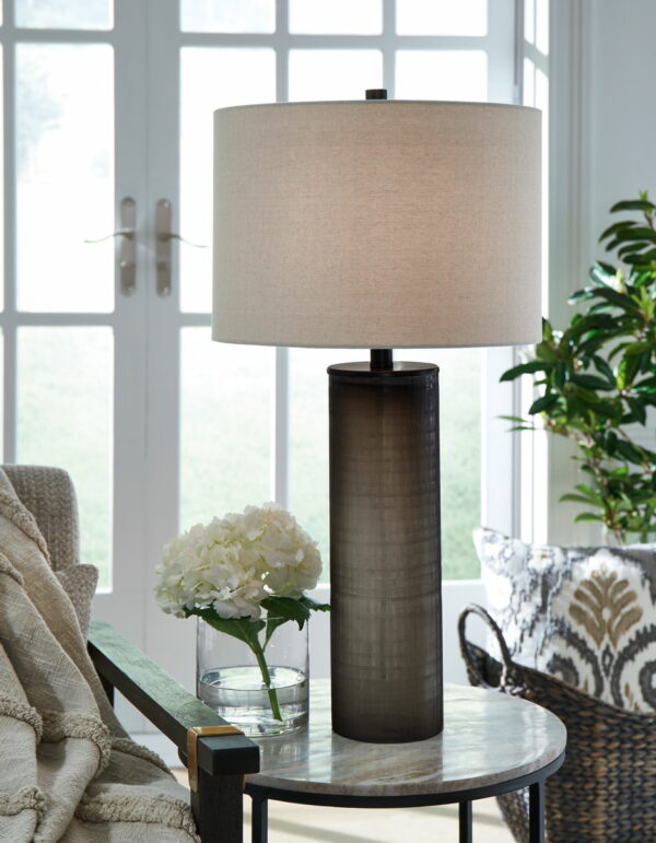 Dingerly - Brown - Glass Table Lamp - Image 4