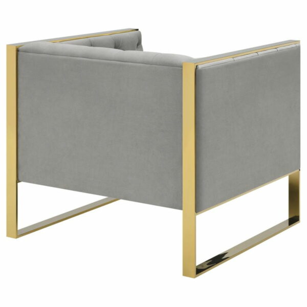 Eastbrook - Tufted Back Chair - Gray - Image 13