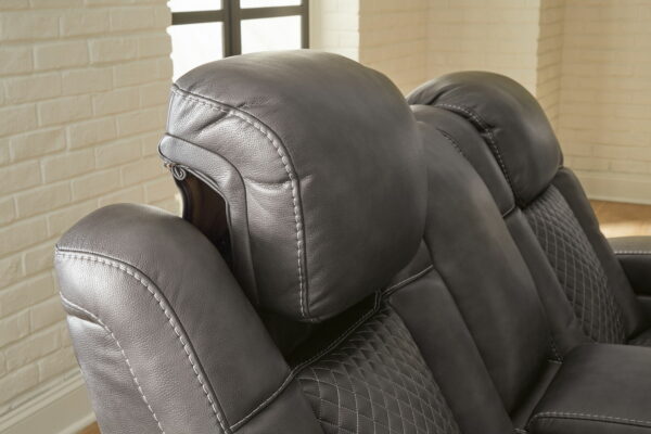 Fyne-dyme - Power Reclining Sofa With Adj Headrest - Image 11