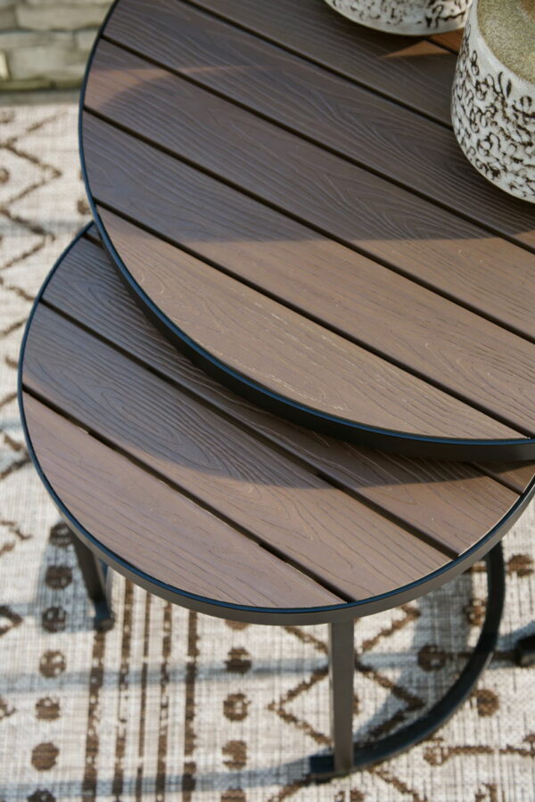 Ayla - Brown / Black - Nesting End Tables (Set of 2) - Image 7