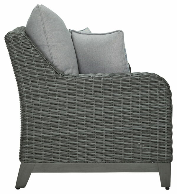 Elite Park - Gray - Loveseat W/Cushion - Image 5