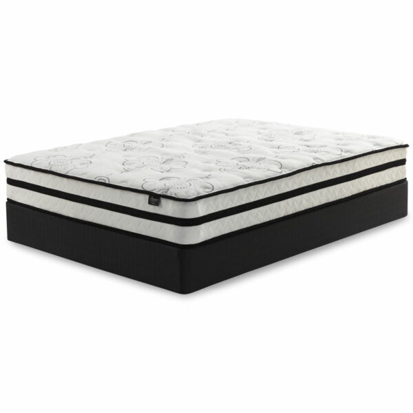 Chime 10 Inch Hybrid - White - 2 Pc. - Queen Mattress And Pillow - Image 10
