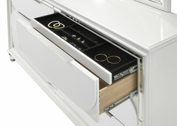Eden - Dresser And Mirror - White - Image 3