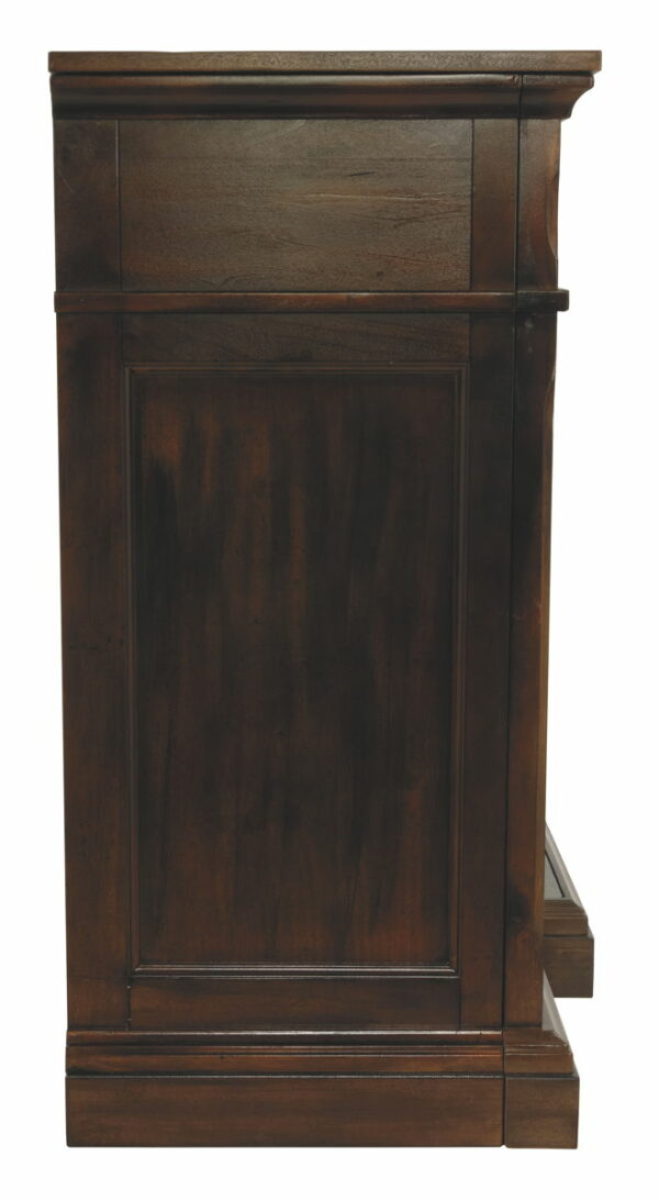 Roddinton - Dark Brown - XL TV Stand W/Fireplace Option - Image 5