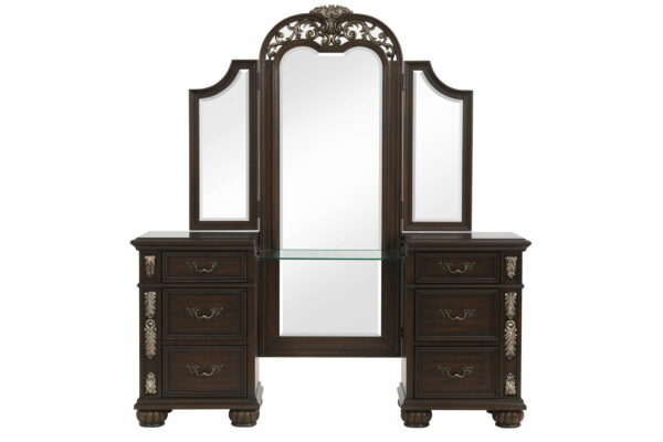 Maximus - Vanity Table Mirror - Madeira - Image 3