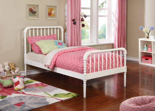 Jones - Twin Bed - White - Image 2
