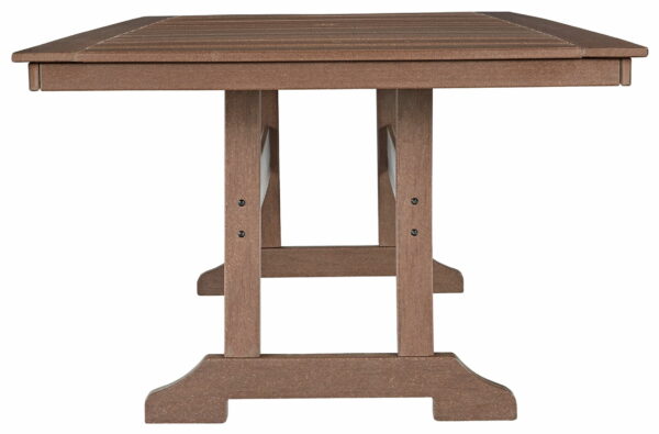 Emmeline - Brown - Rect Dining Table W/Umb Opt - Image 2