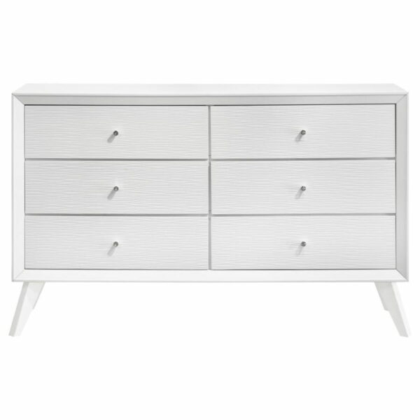 Janelle - 6-Drawer Dresser - White - Image 7