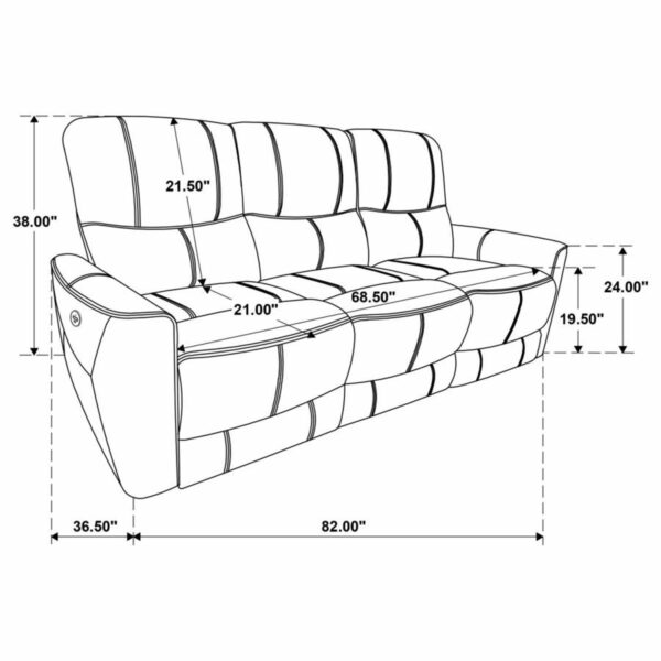 Greenfield - Upholstered Power Reclining Sofa - Image 10
