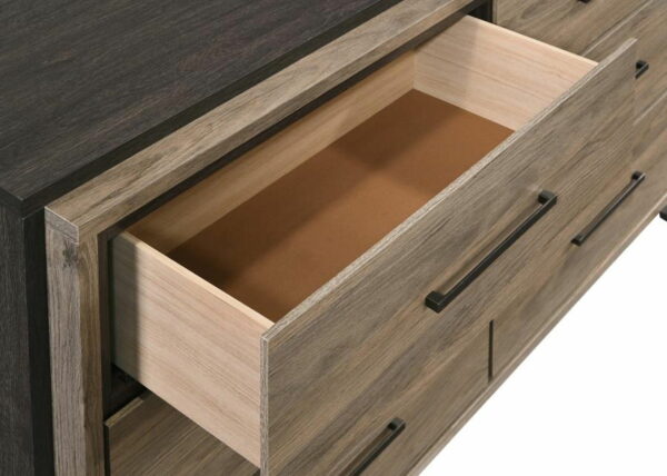 Baker - 6-Drawer Dresser - Brown And Light Taupe - Image 15
