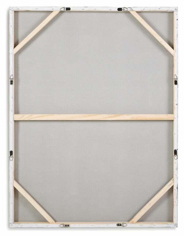 Carmely - Gray / White/orange - Wall Art - Image 8