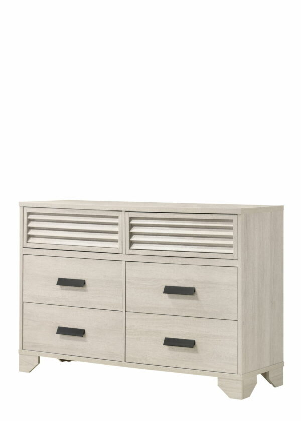 Sarter - Dresser & Mirror - White - Image 2