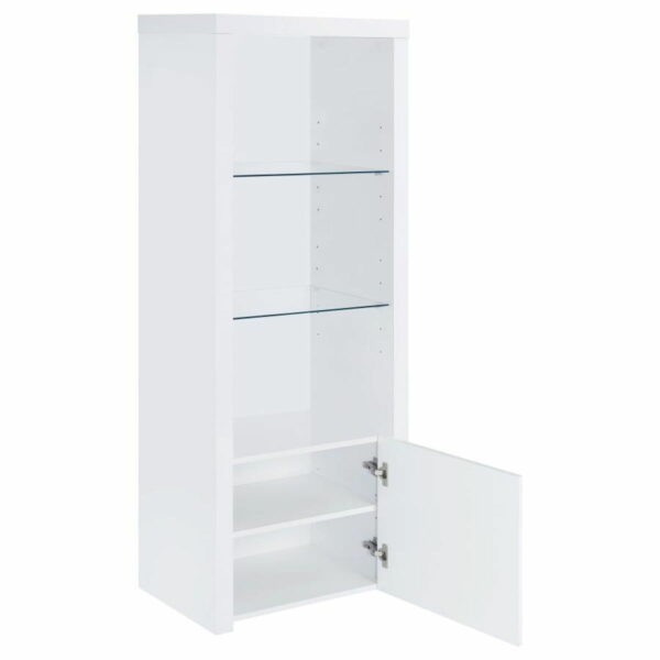 Jude - 3 Piece Entertainment Center With 71" TV Stand - White High Gloss - Image 3