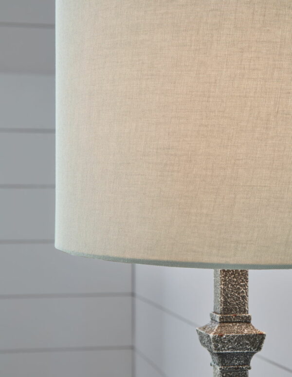 Oralieville - Distressed Gray - Poly Accent Lamp - Image 4