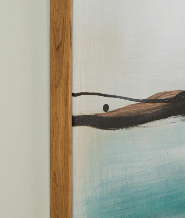 Brunonia - Teal / Orange / Black - Wall Art - Image 5