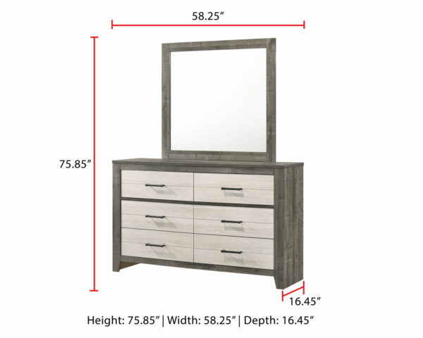 Rhett - Dresser, Mirror - Image 3