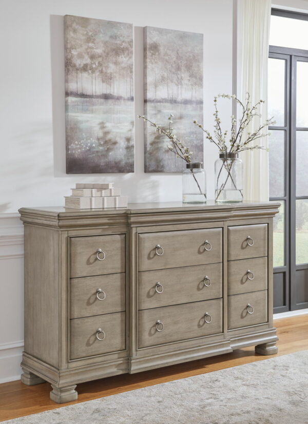 Lexorne - Gray - Dresser - Image 5