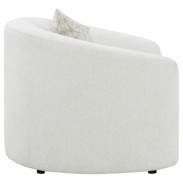 Rainn - Upholstered Tight Back Chair - Latte - Image 7