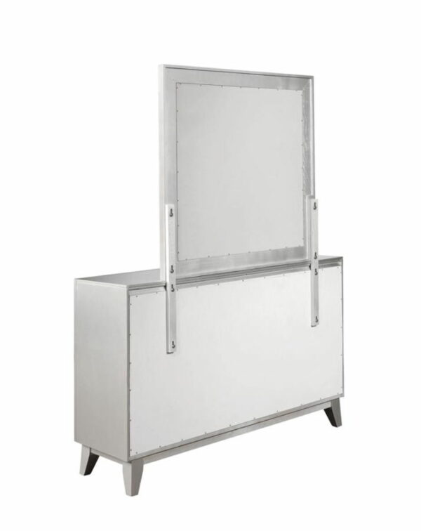 Leighton - 7-Drawer Dresser - Metallic Mercury - Image 6