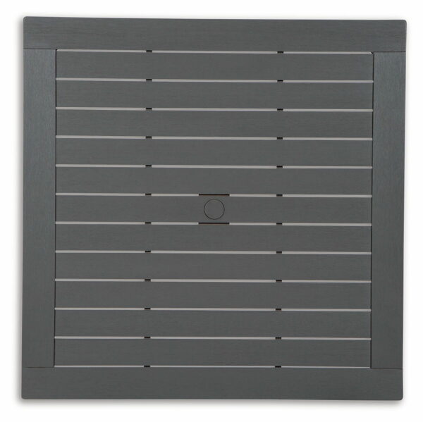 Eden Town - Gray - Square Dining Table W/Umb Opt - Image 4