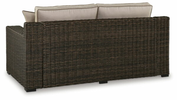 Coastline Bay - Brown - Loveseat W/Cushion - Image 6