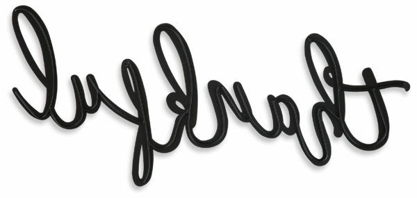 Emalee - Black - Wall Decor - Thankful - Image 3