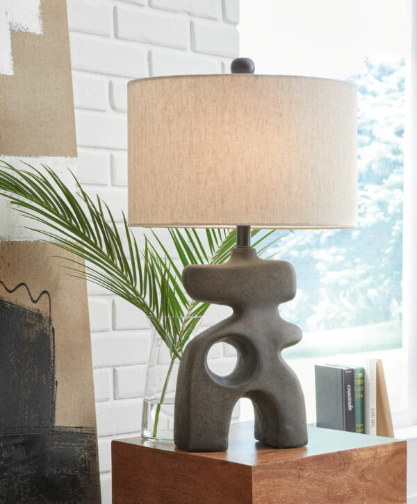 Danacy - Distressed Black - Paper Table Lamp - Image 2