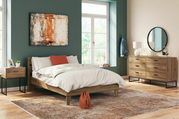 Deanlow - Honey - Six Drawer Dresser - Image 11