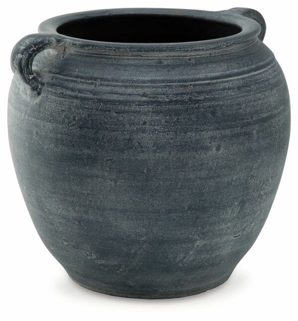 Meadie - Distressed Blue - Vase - 9" - Image 2